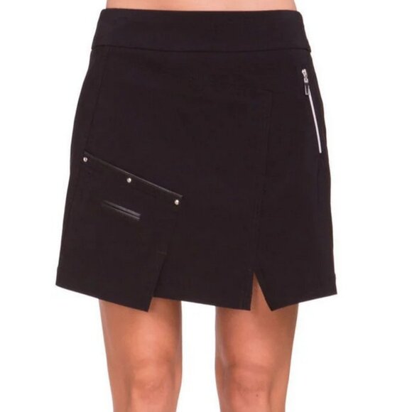 Jamie Sadock Skinnylicious Golf Skort size 6 black 01332 active skirt - Picture 2 of 12